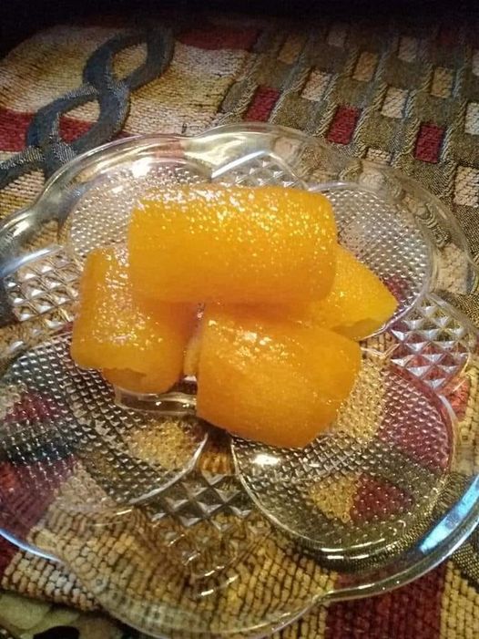 Γλυκό κουταλιού φλούδα πορτοκάλι