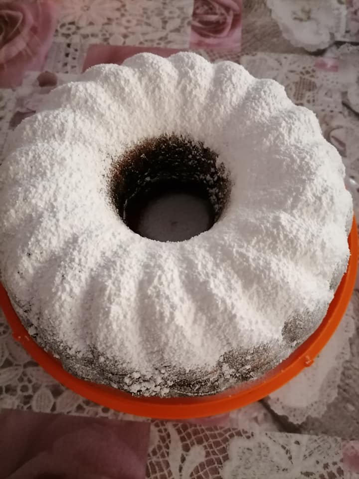 Κέικ με γεύση πορτοκάλι και σοκολάτα