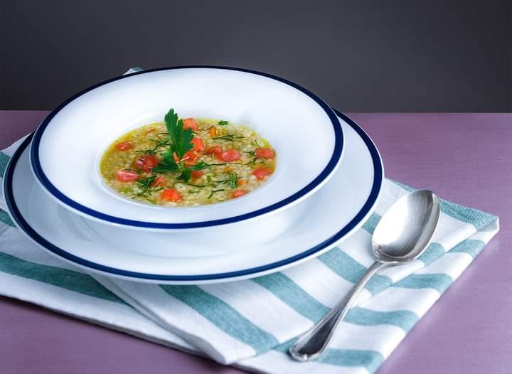 Σούπα με παραδοσιακό τραχανά λαχανικών
