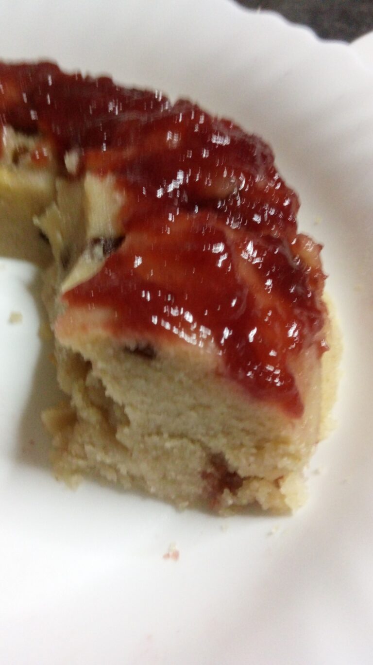 Χαλβάς, με χυμό κεράσι και μαρμελάδα κεράσι