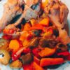 Κοπανακια κοτόπουλο με λαχανικά στη κατσαρόλα